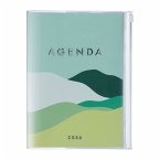 MARK'S 2025/26 Taschenkalender, A5 Mountain // Green