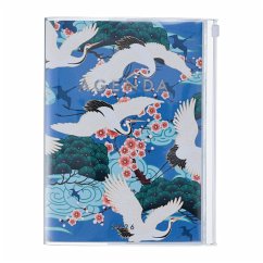 Cover MARK'S 2025/26 Taschenkalender, A5 Japan / Birds // Blue