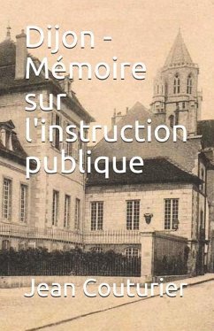 Cover Dijon - Mémoire sur l'instruction publique