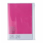 MARK'S 2025/26 Taschenkalender, B6 Colors // Pink