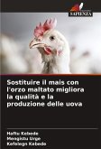 Sostituire il mais con l'orzo maltato migliora la qualità e la produzione delle uova Sostituire il mais con l'orzo maltato migliora la qualità e la produzione delle uova