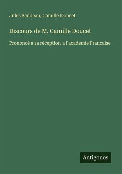 Cover Discours de M. Camille Doucet