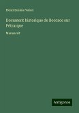 Document historique de Boccace sur Pétrarque Document historique de Boccace sur Pétrarque