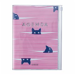 Cover MARK'S 2025/26 Taschenkalender, A5 Cats // Pink