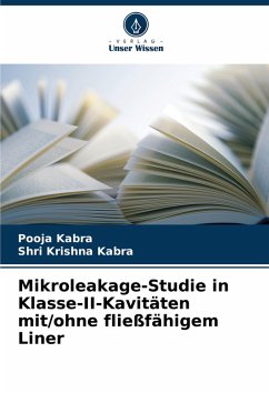 Cover Mikroleakage-Studie in Klasse-II-Kavitäten mit/ohne fließfähigem Liner