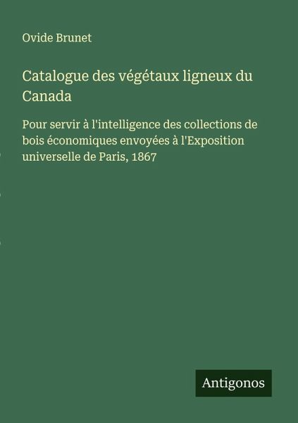 Catalogue des végétaux ligneux du Canada Catalogue des végétaux ligneux du Canada