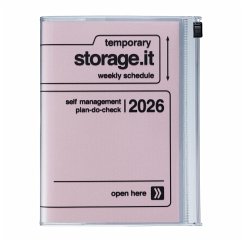 Cover MARK'S 2025/26 Taschenkalender, A6 Storage.it // Pink
