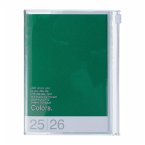 MARK'S 2025/26 Taschenkalender, A6 Colors // Green