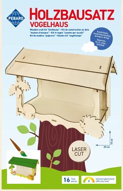PEBARO 848/8L - Holzbausatz Nistkasten, Laser cut Bastelset Cover PEBARO 848/8L - Holzbausatz Nistkasten, Laser cut Bastelset