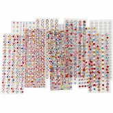 Creativ Company Strassstein-Sticker, D 2-10 mm, 27x9 cm, 12 Blatt sortiert Creativ Company Strassstein-Sticker, D 2-10 mm, 27x9 cm, 12 Blatt sortiert