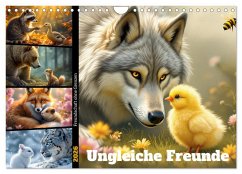 Cover Ungleiche Freunde (Wandkalender 2026 DIN A4 quer), CALVENDO Monatskalender