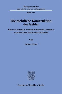 Cover Die rechtliche Konstruktion des Geldes