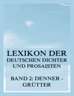 Cover Lexikon der deutschen Dichter und Prosaisten vom Beginn des 19. Jahrhunderts bis zur Gegenwart