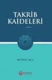 Takrib Kaideleri Takrib Kaideleri