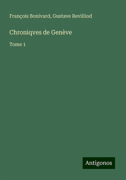 Chroniqves de Genève