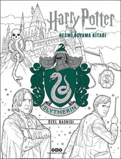 Cover Harry Potter Filmlerinden Resmi Boyama Kitabi - Slytherin Özel Baskisi