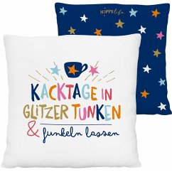 Cover Plüschkissen mit Motiv 'Kacktage'