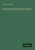 Mélanges de littérature et de critique
