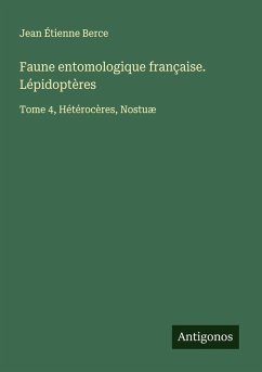 Cover Faune entomologique française. Lépidoptères