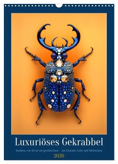 Cover Luxuriöses Gekrabbel (Wandkalender 2026 DIN A3 hoch), CALVENDO Monatskalender