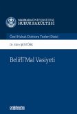 Belirli Mal Vasiyeti Ciltli