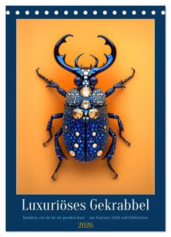 Cover Luxuriöses Gekrabbel (Tischkalender 2026 DIN A5 hoch), CALVENDO Monatskalender