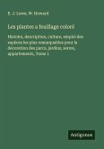 Les plantes a feuillage coloré Les plantes a feuillage coloré