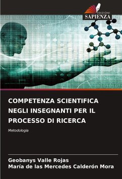 Cover COMPETENZA SCIENTIFICA NEGLI INSEGNANTI PER IL PROCESSO DI RICERCA