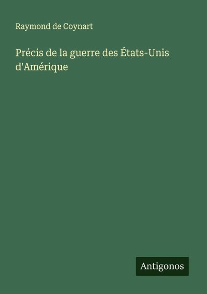 Précis de la guerre des États-Unis d'Amérique