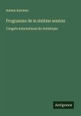 Programme de la sixième session Programme de la sixième session