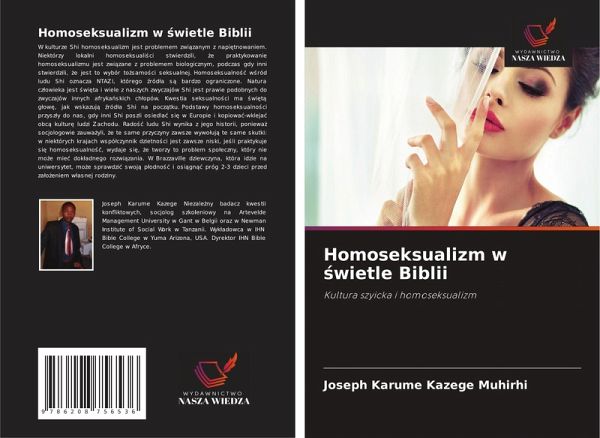 Homoseksualizm w ¿wietle Biblii Homoseksualizm w ¿wietle Biblii