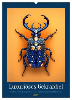 Luxuriöses Gekrabbel (hochwertiger Premium Wandkalender 2026 DIN A2 hoch), Kunstdruck in Hochglanz