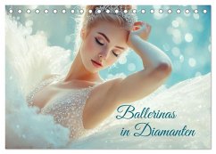 Ballerinas in Diamanten (Tischkalender 2026 DIN A5 quer), CALVENDO Monatskalender Ballerinas in Diamanten (Tischkalender 2026 DIN A5 quer), CALVENDO Monatskalender