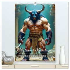 Cover Griechische Mythologie - Götter, Helden und Monster (hochwertiger Premium Wandkalender 2026 DIN A2 hoch), Kunstdruck in Hochglanz