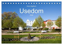 Usedom (Tischkalender 2026 DIN A5 quer), CALVENDO Monatskalender Usedom (Tischkalender 2026 DIN A5 quer), CALVENDO Monatskalender