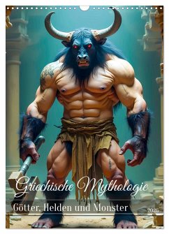 Cover Griechische Mythologie - Götter, Helden und Monster (Wandkalender 2026 DIN A3 hoch), CALVENDO Monatskalender