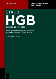 Cover §§ 407-452d / Handelsgesetzbuch Band 13