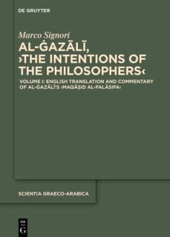 Cover English Translation and Commentary of al- azali's 'Maqasid al-falasifa' / Al-Gazali, The Intentions of the Philosophers 1