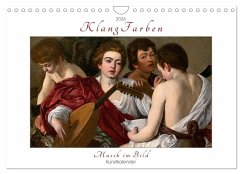 Cover KlangFarben - Musik im Bild Kunstkalender (Wandkalender 2026 DIN A4 quer), CALVENDO Monatskalender