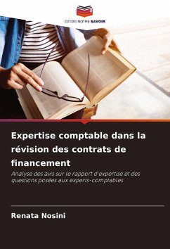 Expertise comptable dans la révision des contrats de financement - Nosini, Renata Expertise comptable dans la révision des contrats de financement - Nosini, Renata
