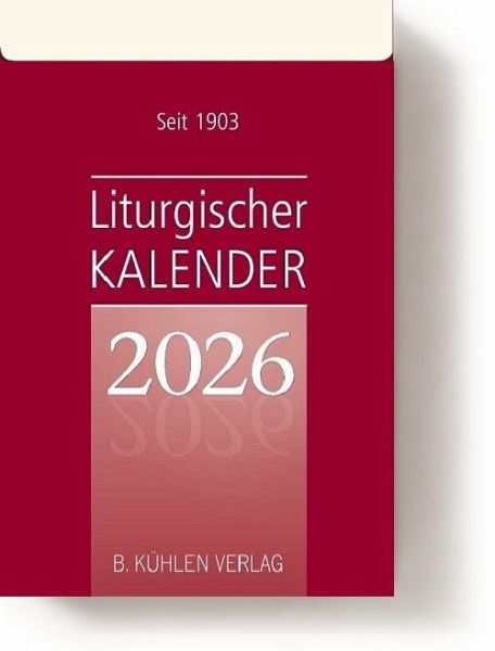Liturgischer Kalender 2026 Großdruckausgabe