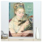 Beste Freunde Hund - Katze - Vogel - Mensch Kunstkalender (hochwertiger Premium Wandkalender 2026 DIN A2 hoch), Kunstdruck in Hochglanz Beste Freunde Hund - Katze - Vogel - Mensch Kunstkalender (hochwertiger Premium Wandkalender 2026 DIN A2 hoch), Kunstdruck in Hochglanz
