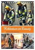Heldentum im Einsatz - Ein Jahr mit den Lebensrettern (Tischkalender 2026 DIN A5 hoch), CALVENDO Monatskalender