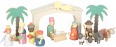 small foot 12689 - Spielset Holzkrippe Weihnachtsgeschichte