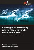Strategie di marketing per la raccolta fondi nelle università Strategie di marketing per la raccolta fondi nelle università