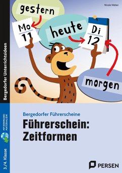 Cover Führerschein: Zeitformen 3./4. Klasse