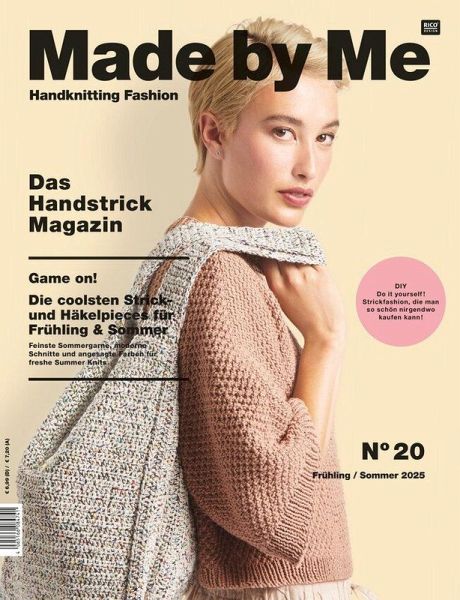 Made by Me Handknitting No. 20 D, coated, 96 Seiten Made by Me Handknitting No. 20 D, coated, 96 Seiten