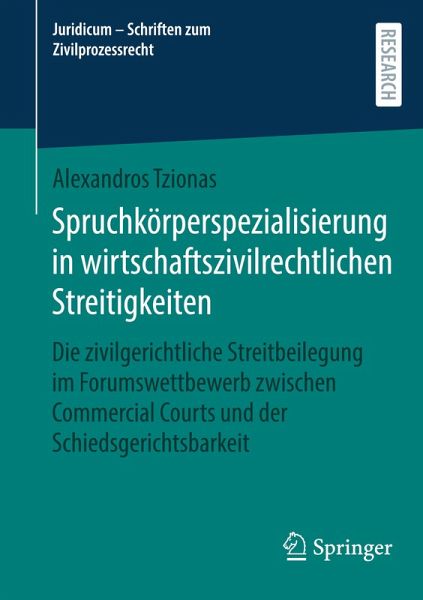 Spruchkörperspezialisierung in wirtschaftszivilrechtlichen Streitigkeiten Spruchkörperspezialisierung in wirtschaftszivilrechtlichen Streitigkeiten