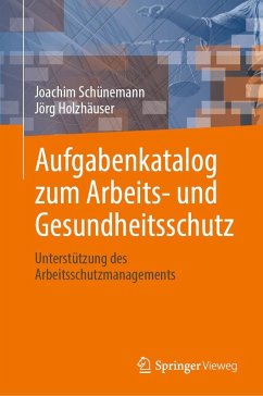 Cover Aufgabenkatalog zum Arbeits- und Gesundheitsschutz