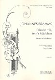 Erlaube mir feins Mädchen Volkslied für Männerchor a cappella, Chorpartitur Erlaube mir feins Mädchen Volkslied für Männerchor a cappella, Chorpartitur